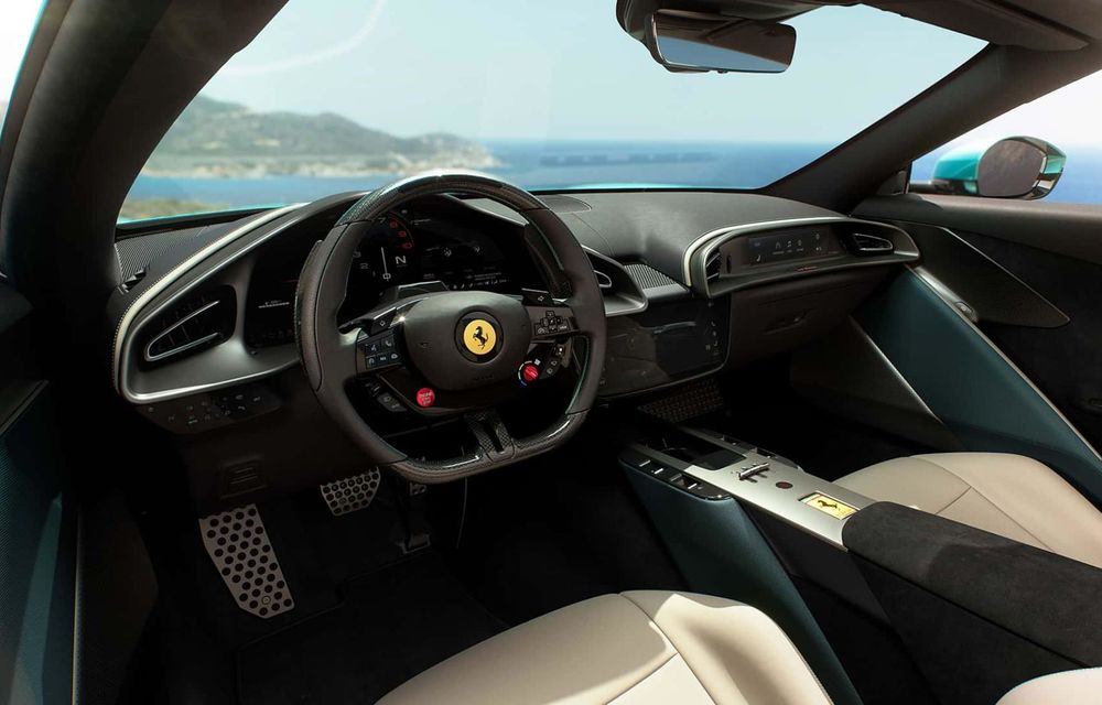 Noul Ferrari Amalfi Spider: plafon din material textil și motor V8 de 631 CP - Poza 6