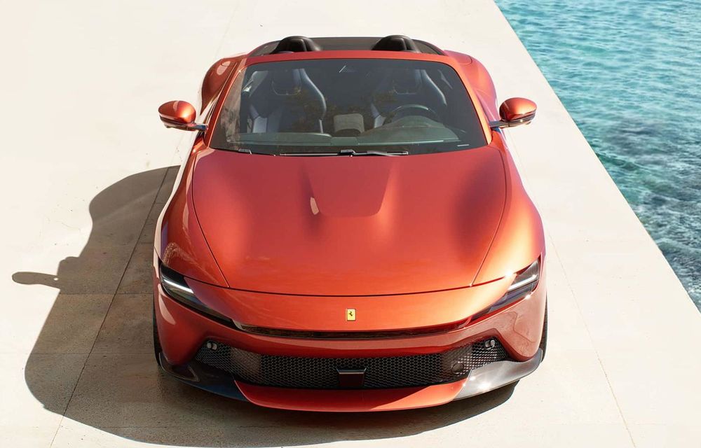 Noul Ferrari Amalfi Spider: plafon din material textil și motor V8 de 631 CP - Poza 8