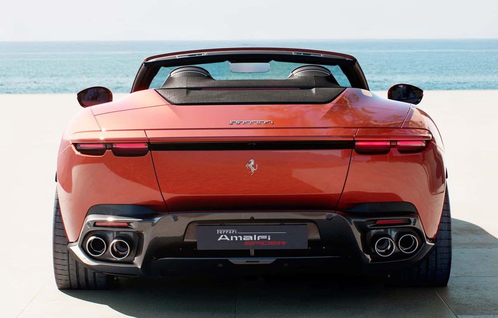 Noul Ferrari Amalfi Spider: plafon din material textil și motor V8 de 631 CP - Poza 9