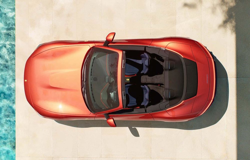 Noul Ferrari Amalfi Spider: plafon din material textil și motor V8 de 631 CP - Poza 10