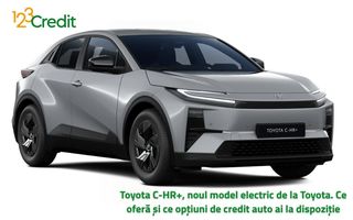 (P) Toyota C-HR+ electric: SUV-ul coupe revine într-o formă complet nouă, cu până la 343 CP și autonomie de 600 km