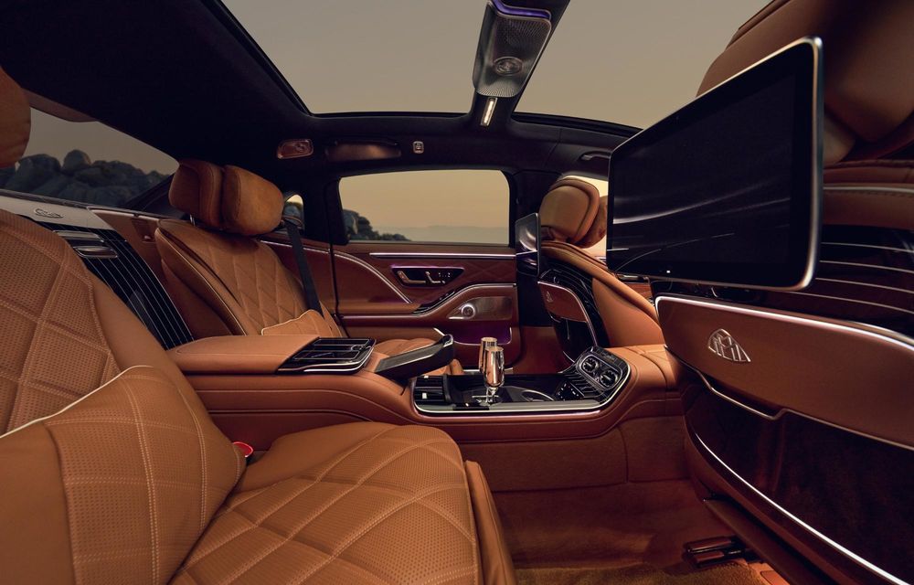 Noul Mercedes-Maybach Clasa S facelift: motorizări electrificate, inclusiv un V12 mild-hybrid - Poza 13