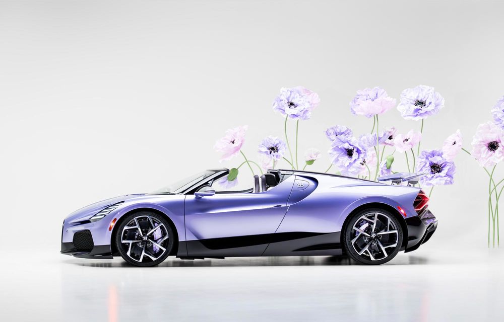 Noul Bugatti W16 Mistral „Caroline”: exemplar unicat, creat ca omagiu pentru fiica proprietarului - Poza 20