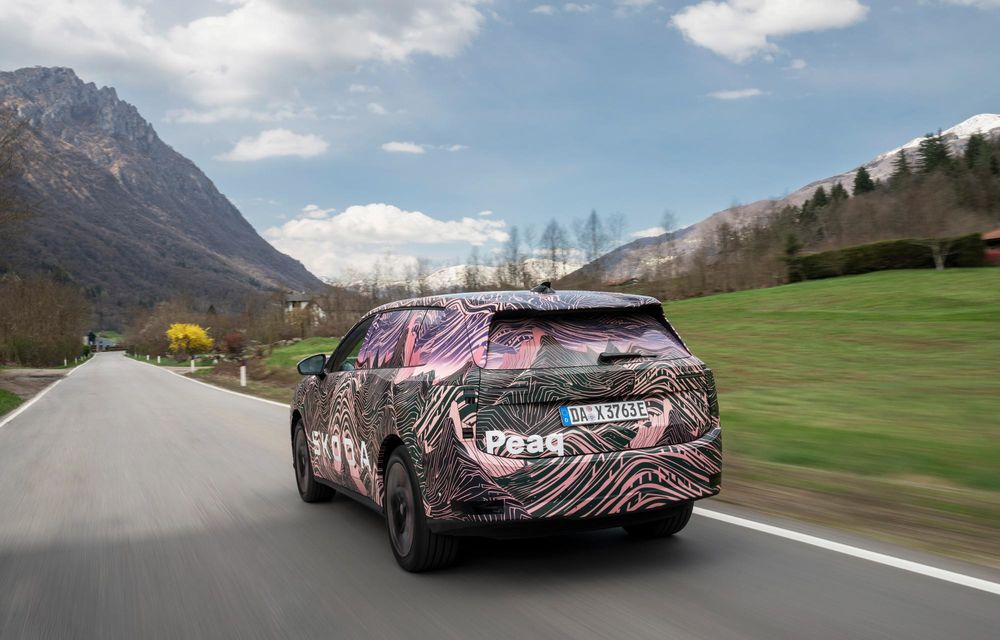 Primele informații despre noua Skoda Peaq: autonomie de peste 600 km - Poza 5