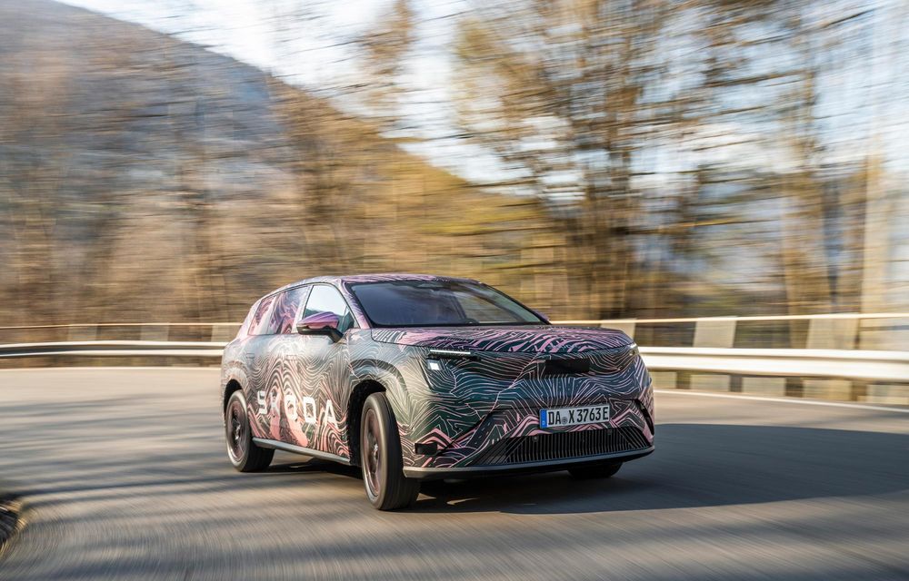 Primele informații despre noua Skoda Peaq: autonomie de peste 600 km - Poza 11