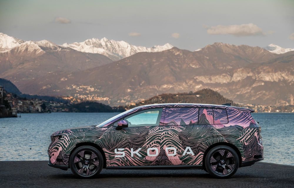 Primele informații despre noua Skoda Peaq: autonomie de peste 600 km - Poza 12