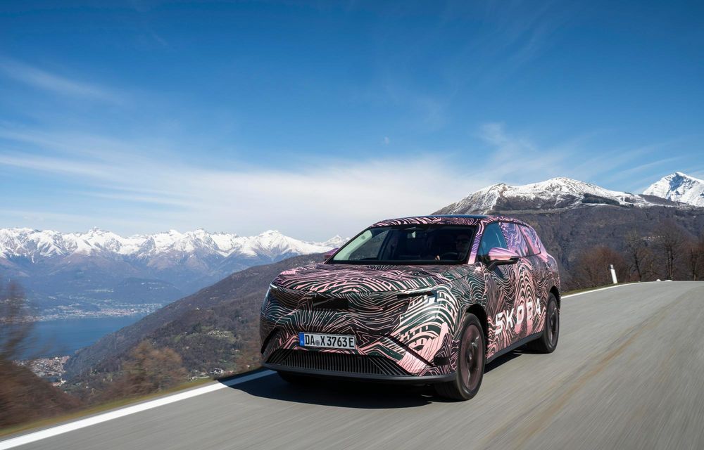 Primele informații despre noua Skoda Peaq: autonomie de peste 600 km - Poza 15