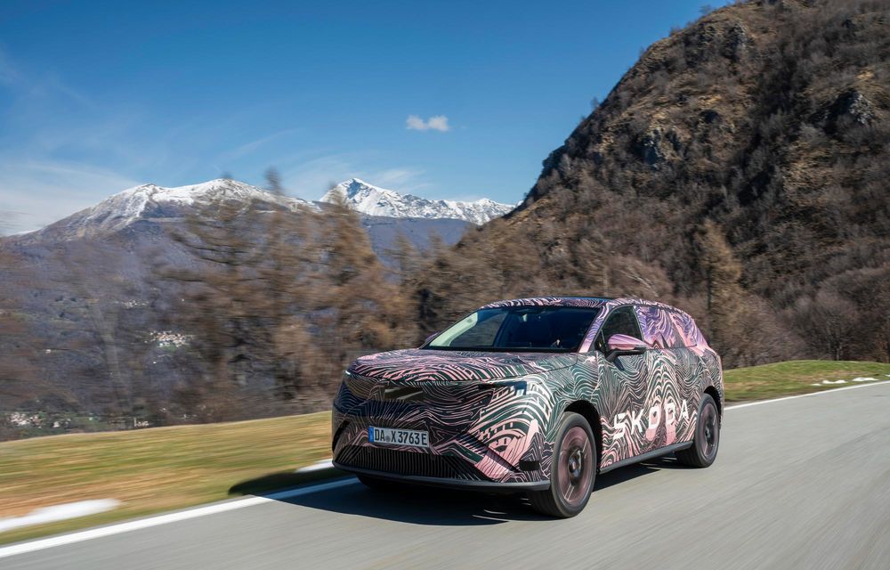 Primele informații despre noua Skoda Peaq: autonomie de peste 600 km - Poza 18