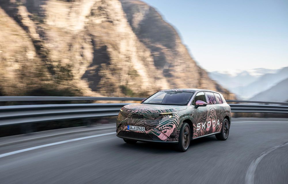 Primele informații despre noua Skoda Peaq: autonomie de peste 600 km - Poza 27
