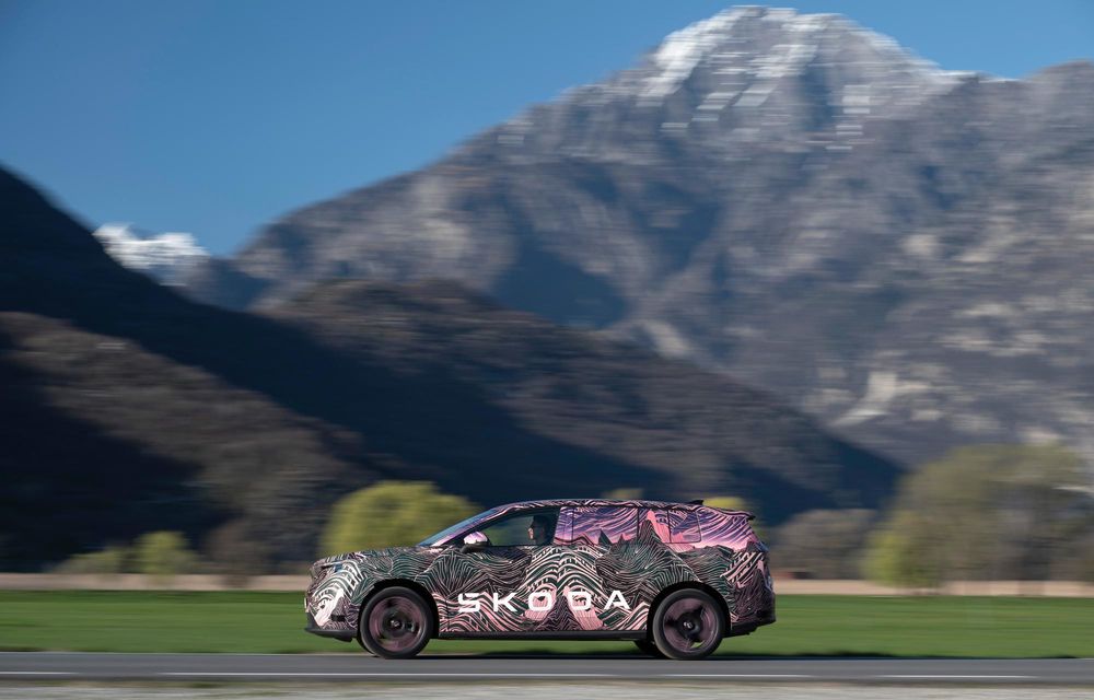 Primele informații despre noua Skoda Peaq: autonomie de peste 600 km - Poza 30