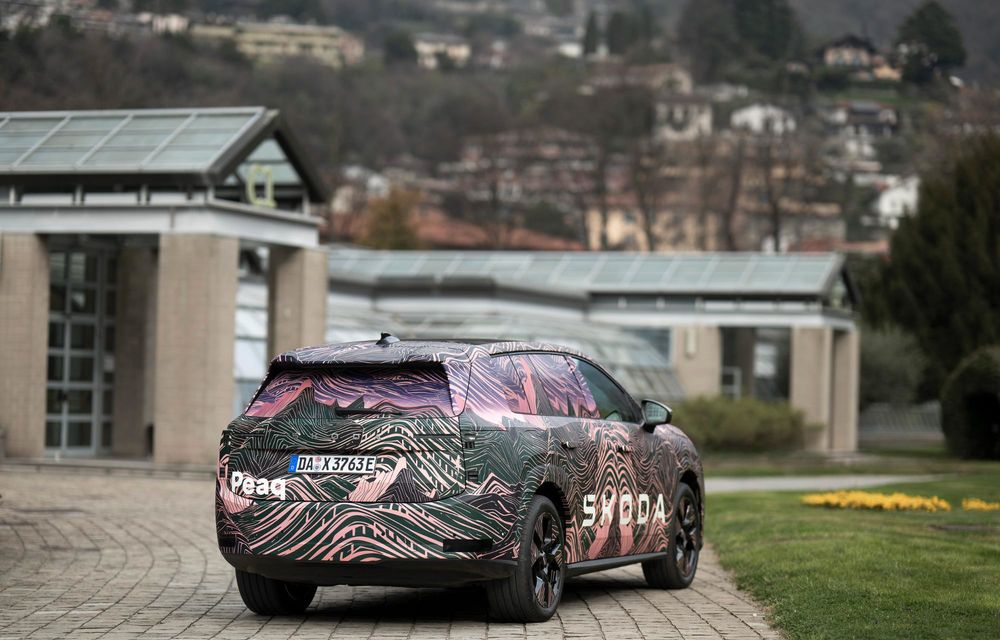 Primele informații despre noua Skoda Peaq: autonomie de peste 600 km - Poza 39
