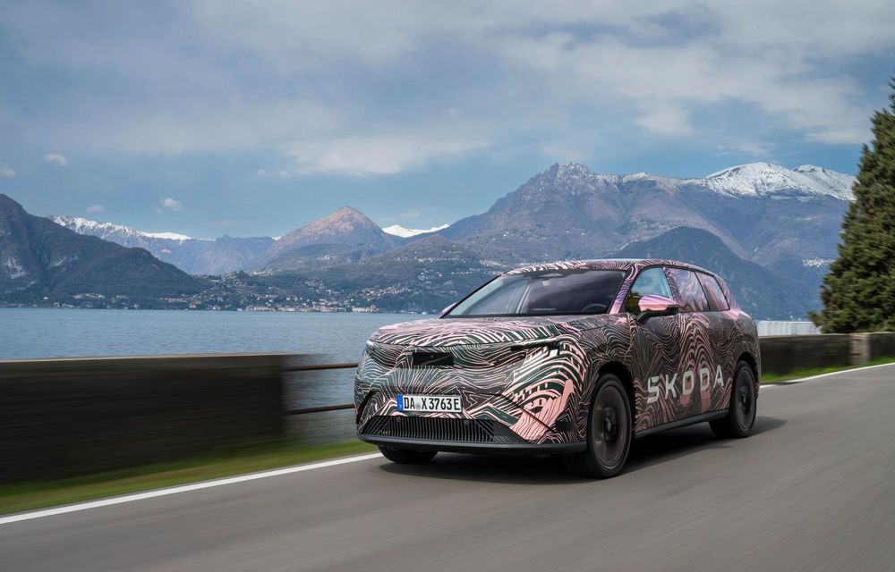 Primele informații despre noua Skoda Peaq: autonomie de peste 600 km - Poza 42