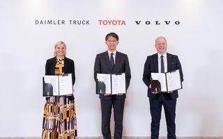 Toyota: parteneriat cu Volvo și Daimler Truck pentru dezvoltarea pilelor de combustie pe bază de hidrogen