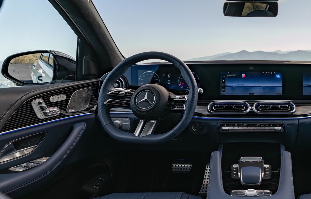 Noile Mercedes-Benz GLE și GLE Coupe facelift: versiune de top PHEV cu 585 CP - Poza 62