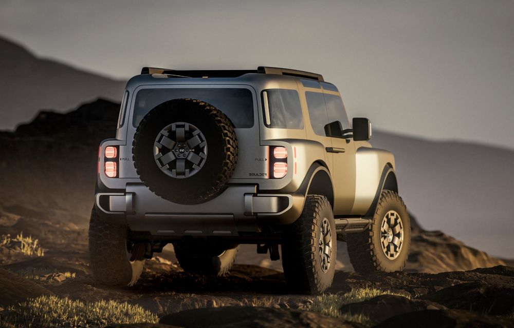 Noul concept Hyundai Boulder anunță un viitor rival pentru Mercedes-Benz Clasa G - Poza 10