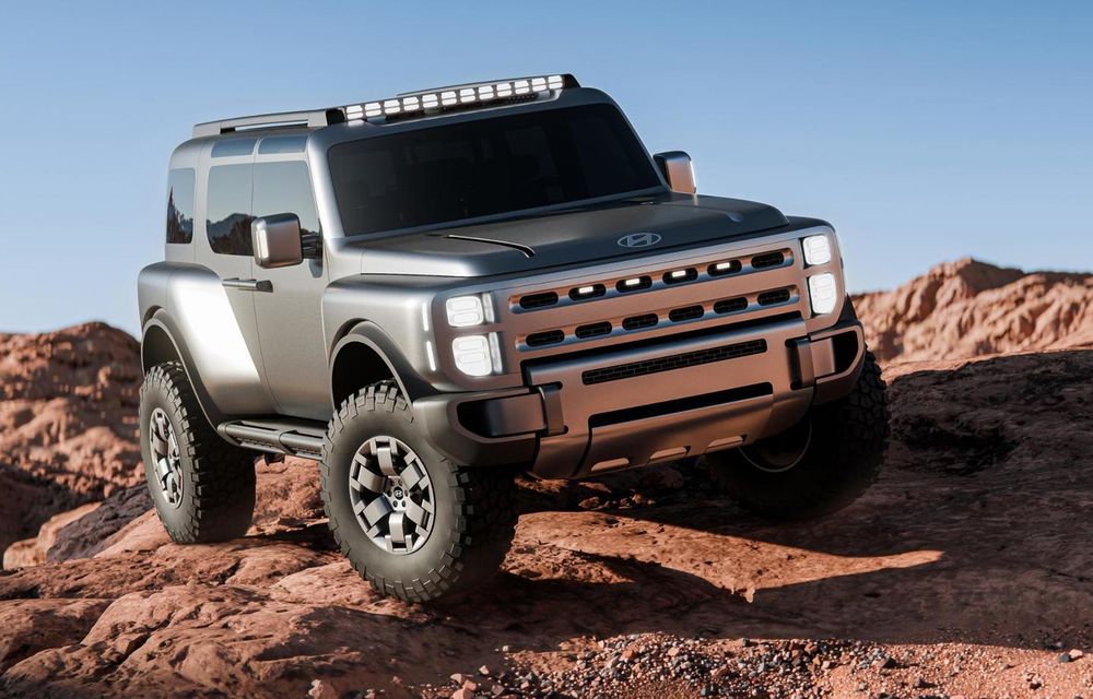 Noul concept Hyundai Boulder anunță un viitor rival pentru Mercedes-Benz Clasa G - Poza 1