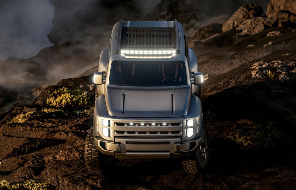 Noul concept Hyundai Boulder anunță un viitor rival pentru Mercedes-Benz Clasa G - Poza 3