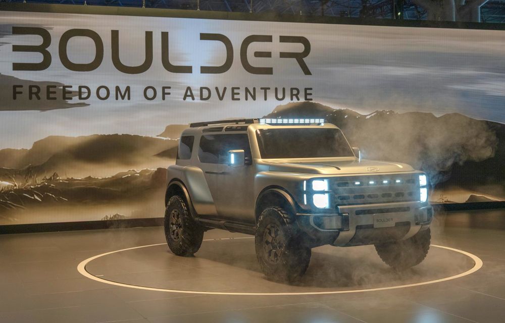 Noul concept Hyundai Boulder anunță un viitor rival pentru Mercedes-Benz Clasa G - Poza 4