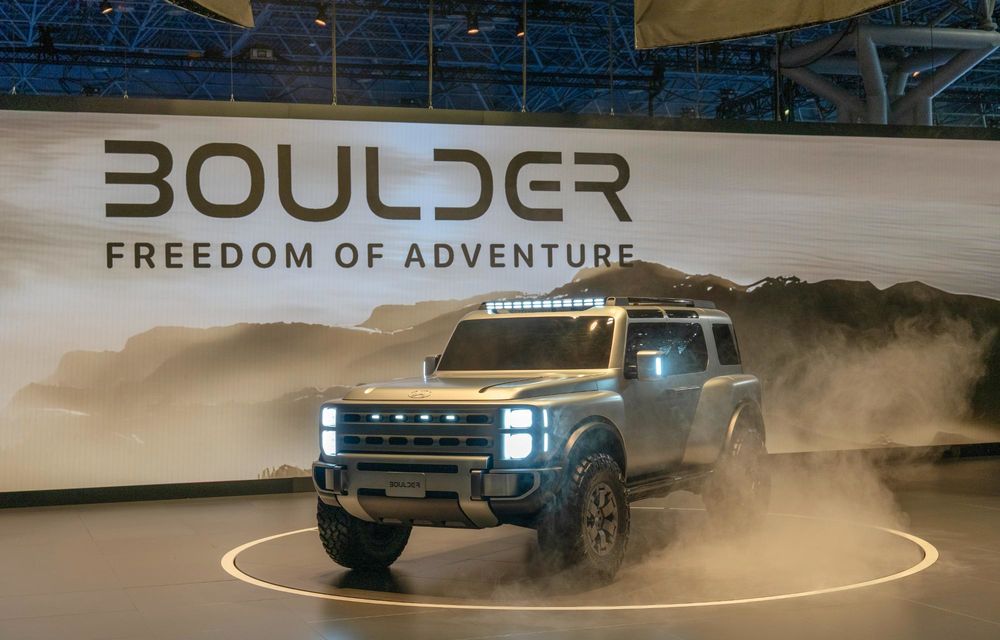 Noul concept Hyundai Boulder anunță un viitor rival pentru Mercedes-Benz Clasa G - Poza 6