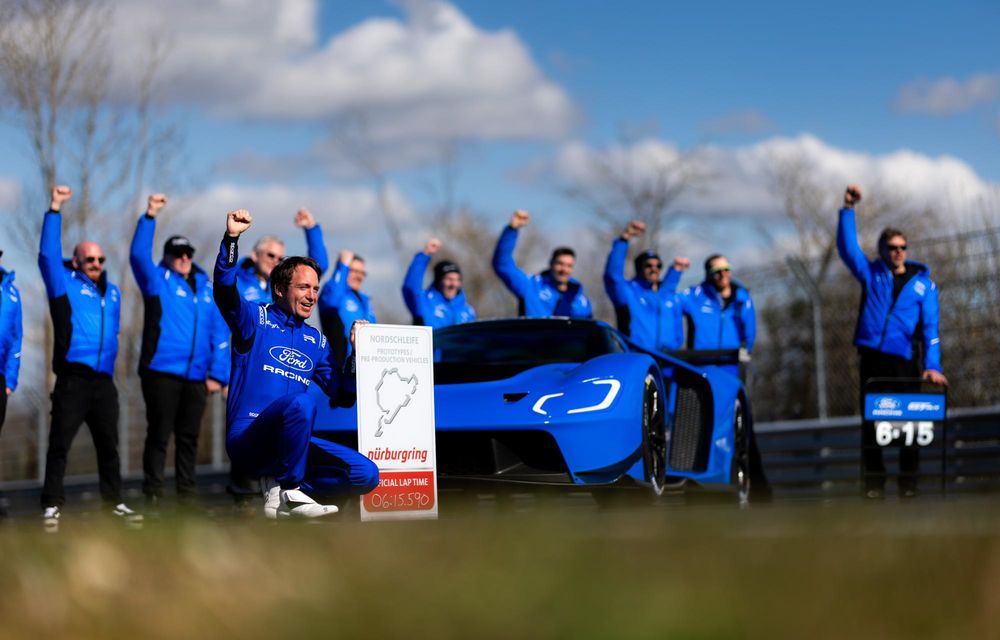 RECORD: Ford GT Mk IV este cel mai rapid model american de pe Nurburgring - Poza 13