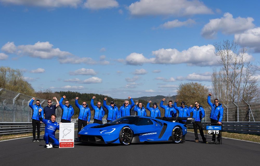 RECORD: Ford GT Mk IV este cel mai rapid model american de pe Nurburgring - Poza 12