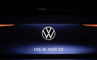 Noul Volkswagen ID.3 Neo: ajunge în România în august, start de la 34.000 de euro Noul Volkswagen ID.3 Neo: ajunge în România în august, start de la 34.000 de euro
