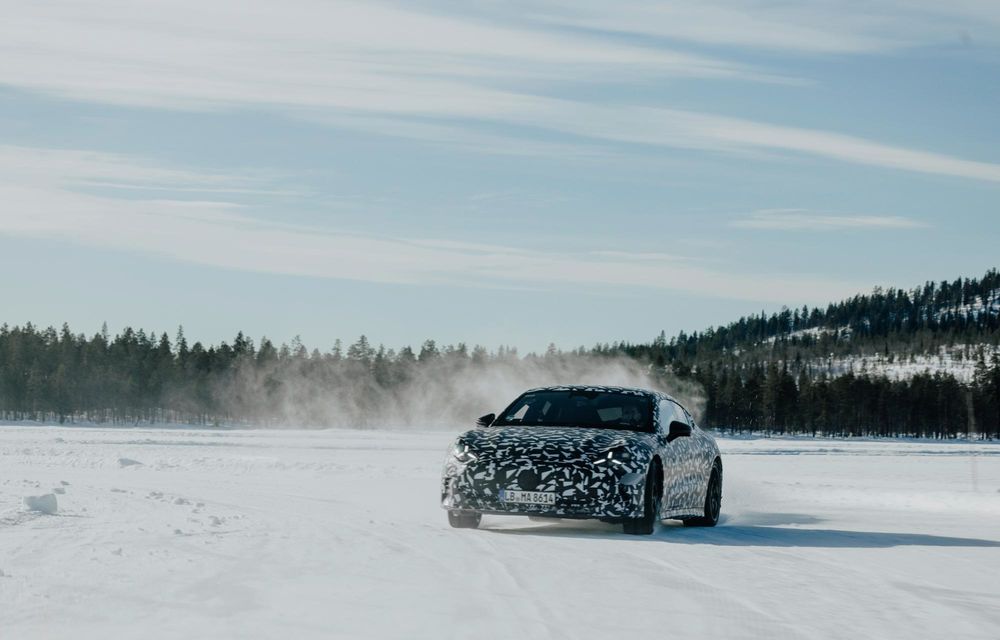 Imagini noi cu viitorul Mercedes-AMG GT 4-Door Coupe: sunet fals de motor V8 - Poza 3