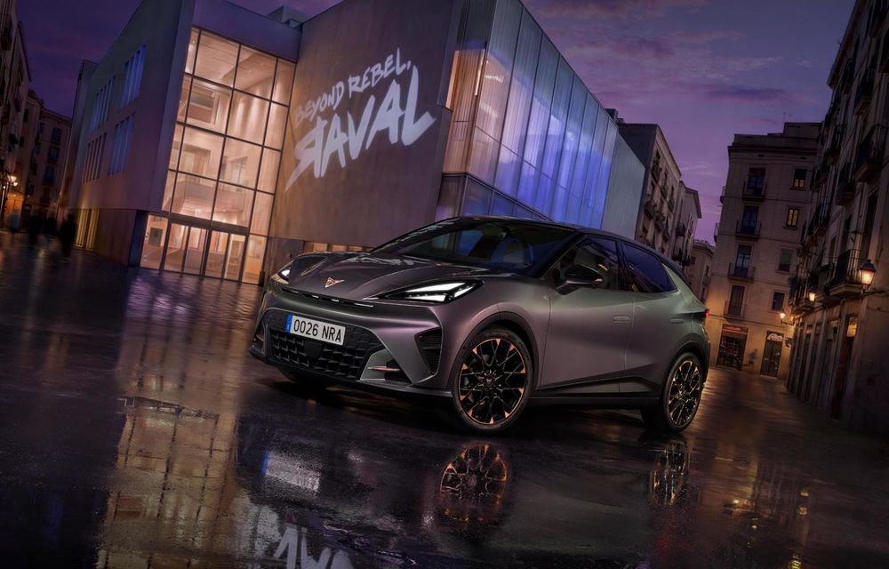 Noua Cupra Raval: cea mai accesibilă electrică a mărcii are până la 226 CP - Poza 1
