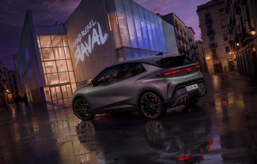 Noua Cupra Raval: cea mai accesibilă electrică a mărcii are până la 226 CP - Poza 2