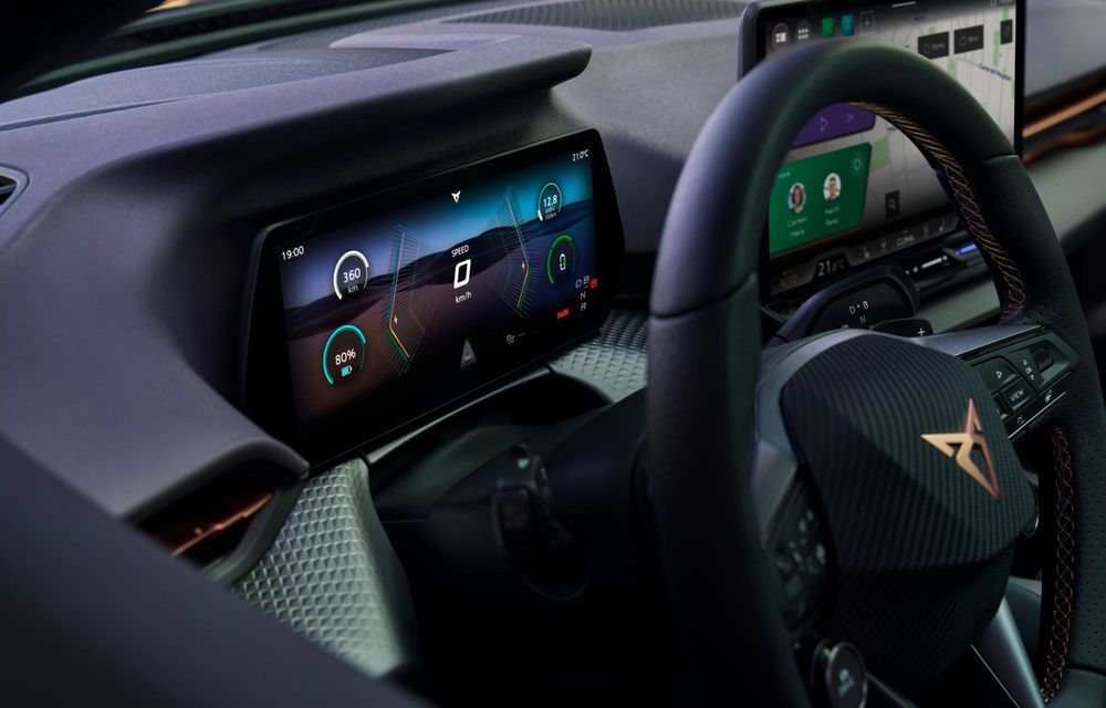 Noua Cupra Raval: cea mai accesibilă electrică a mărcii are până la 226 CP - Poza 11