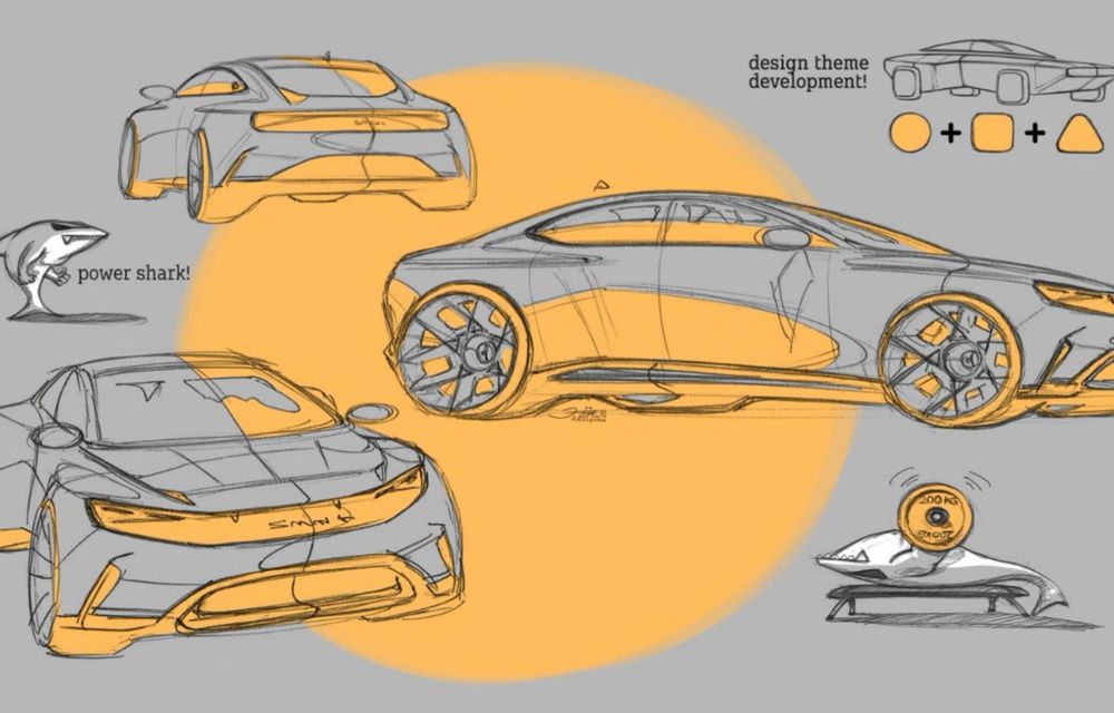 Smart: primele imagini oficiale cu noul #6 EHD, prima berlină din istoria mărcii - Poza 2