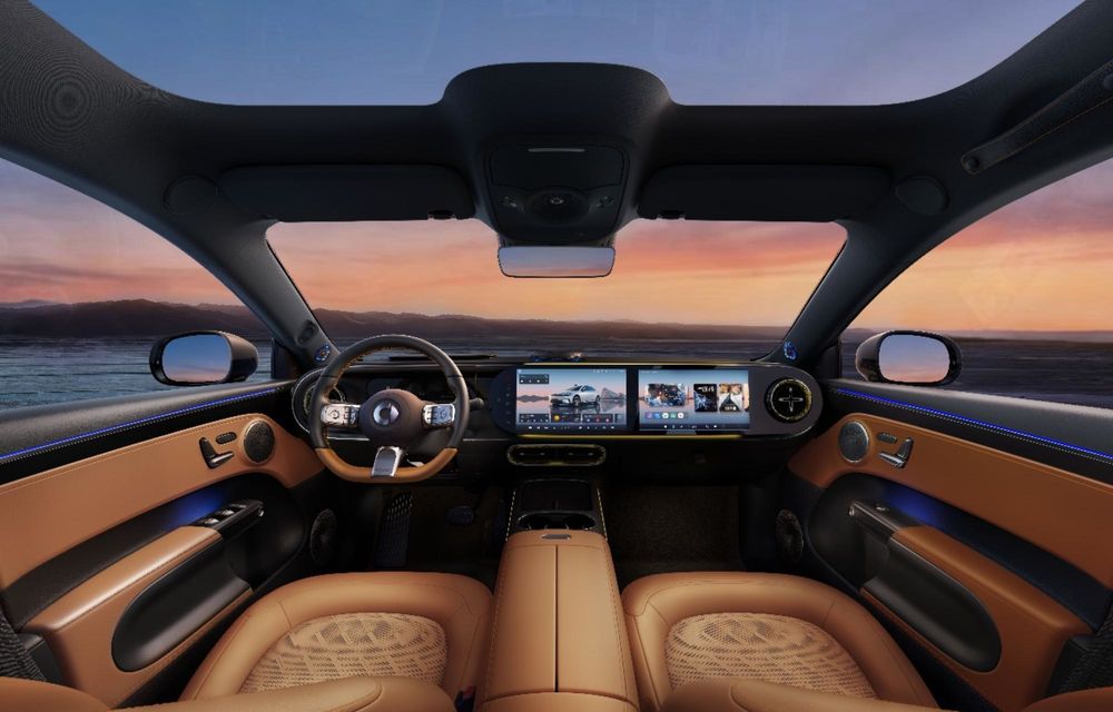 Smart: primele imagini oficiale cu noul #6 EHD, prima berlină din istoria mărcii - Poza 3