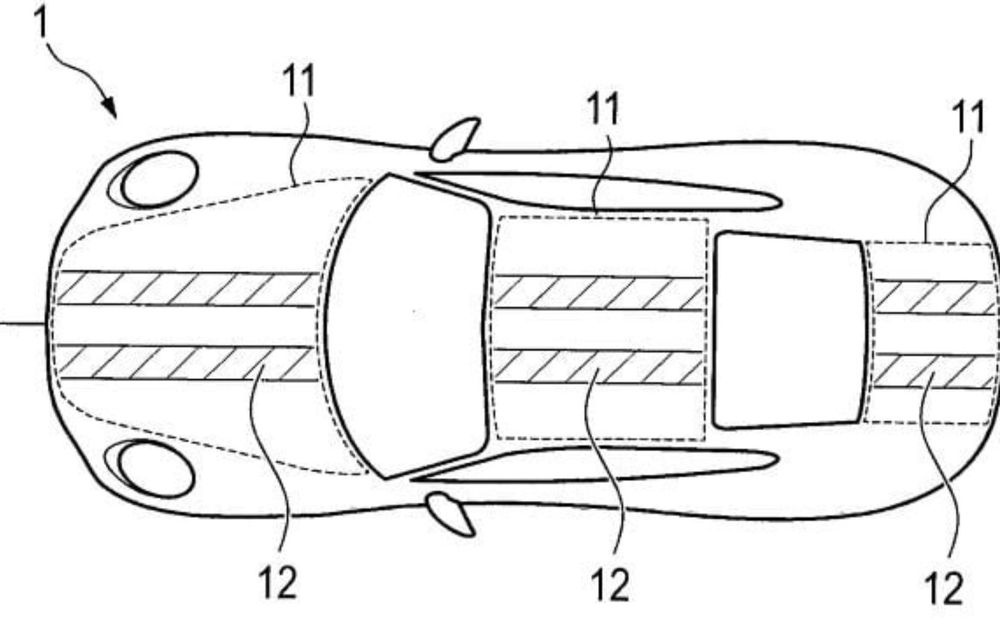 Brevet Porsche: caroserie care își schimbă culoarea în modul Sport - Poza 2