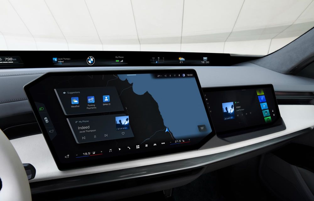 Noul BMW Seria 7 facelift: ecran pentru pasager și 727 km autonomie pentru versiunea electrică - Poza 18