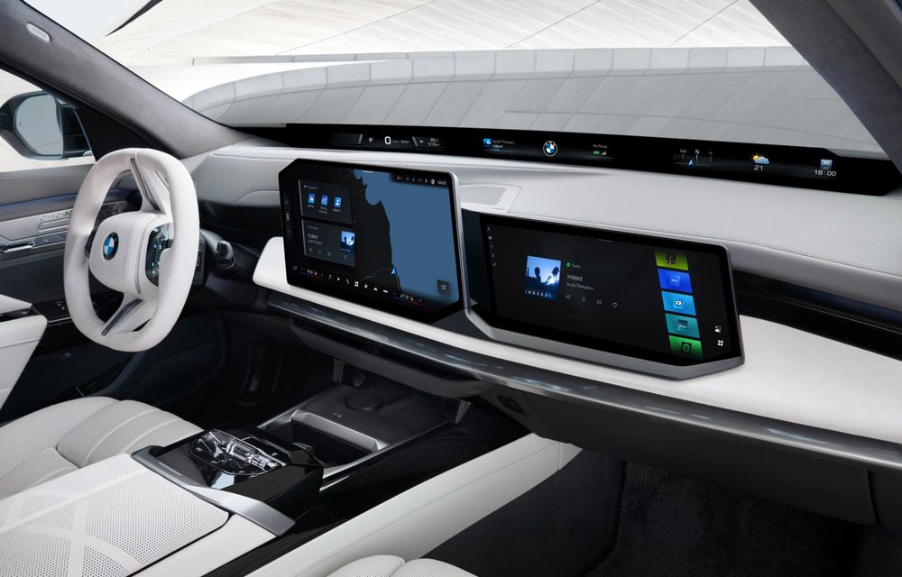 Noul BMW Seria 7 facelift: ecran pentru pasager și 727 km autonomie pentru versiunea electrică - Poza 19
