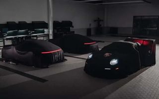 Imagine teaser cu 3 modele Porsche speciale create cu Pixar pentru filmul Toy Story 5