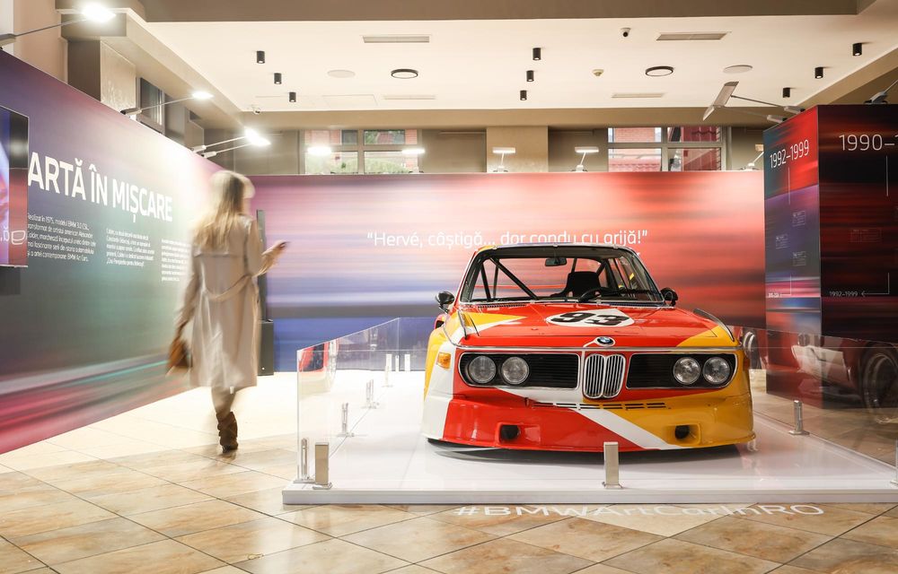 Primul BMW Art Car a fost prezentat în România: 3.0 CSL pictat de Alexander Calder - Poza 3