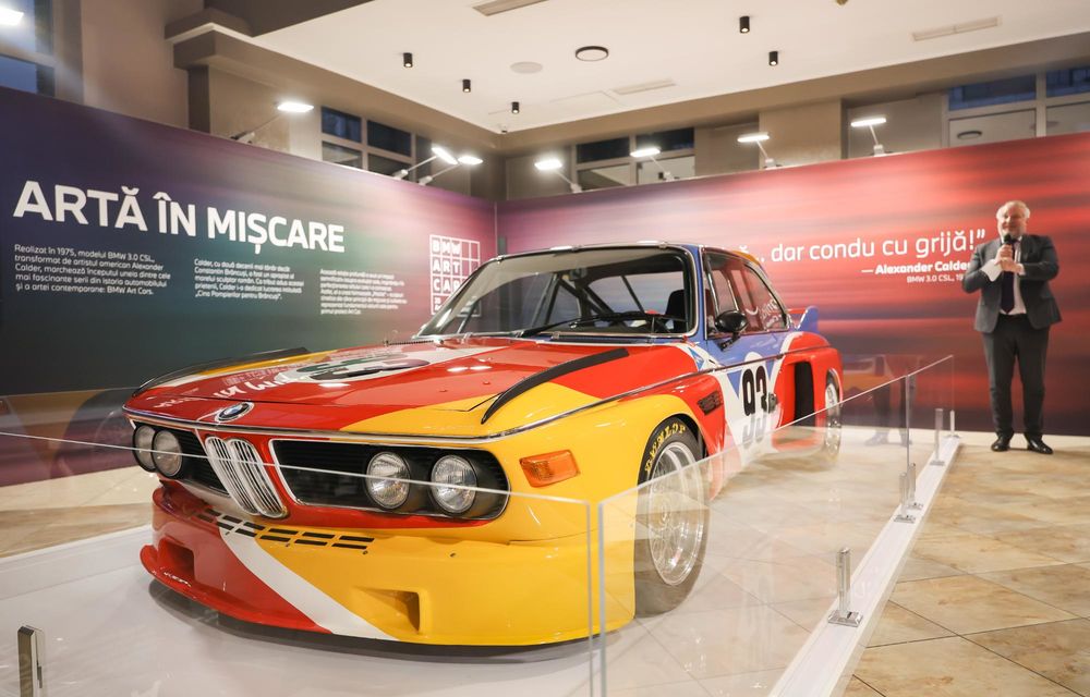 Primul BMW Art Car a fost prezentat în România: 3.0 CSL pictat de Alexander Calder - Poza 4
