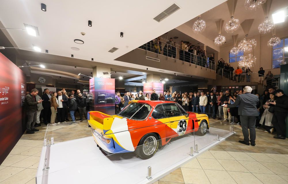 Primul BMW Art Car a fost prezentat în România: 3.0 CSL pictat de Alexander Calder - Poza 5