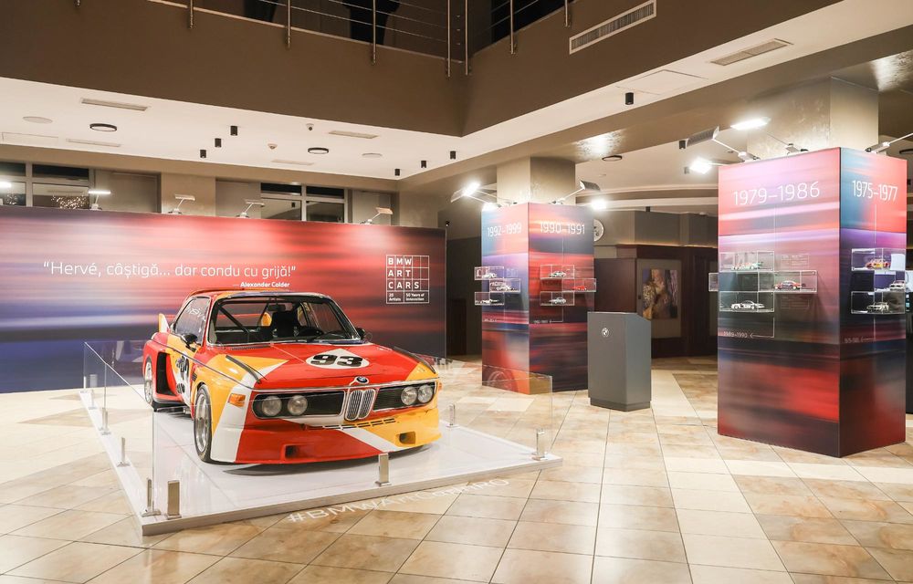 Primul BMW Art Car a fost prezentat în România: 3.0 CSL pictat de Alexander Calder - Poza 7