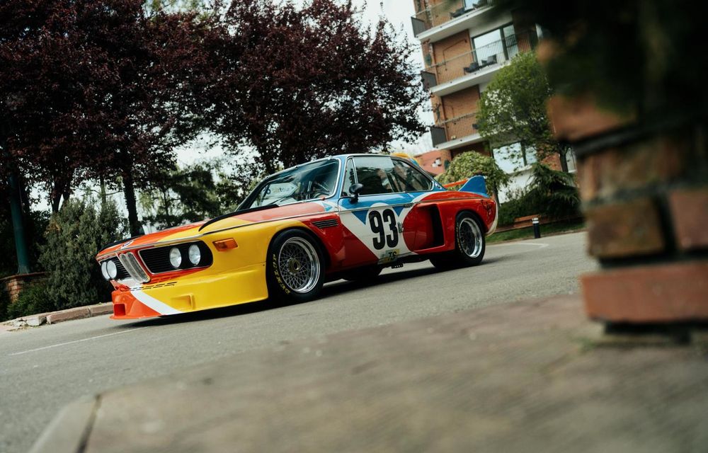 Primul BMW Art Car a fost prezentat în România: 3.0 CSL pictat de Alexander Calder - Poza 1