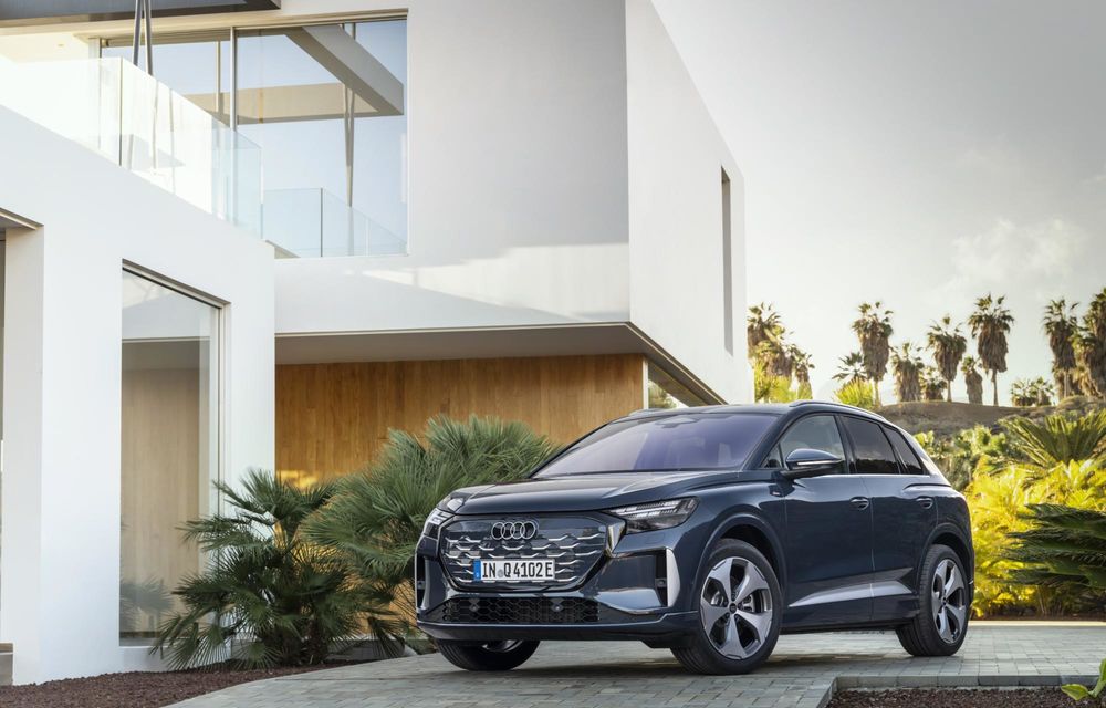 Noul Audi Q4 e-tron facelift: autonomie mai mare și încărcare bidirecțională - Poza 4