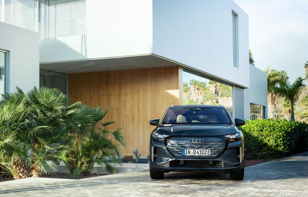 Noul Audi Q4 e-tron facelift: autonomie mai mare și încărcare bidirecțională - Poza 3