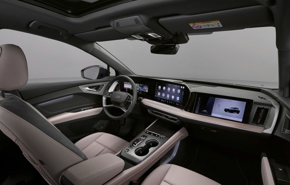 Noul Audi Q4 e-tron facelift: autonomie mai mare și încărcare bidirecțională - Poza 43