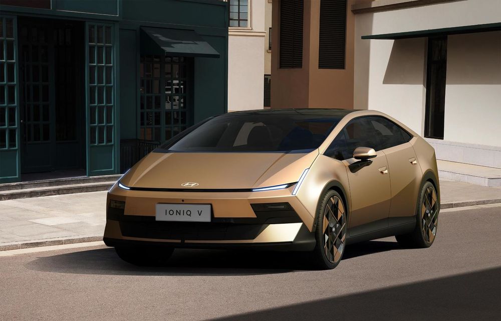 Hyundai: primele imagini cu noul Ioniq V. Autonomie de 600 km - Poza 1