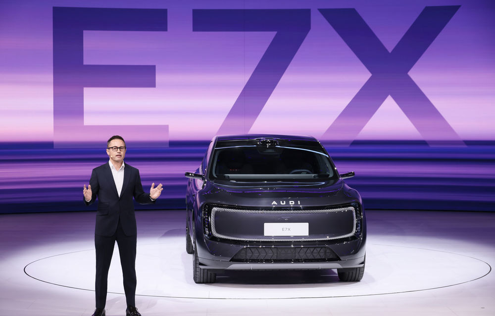 Ce mai debutează în alte părți: noul AUDI E7X, SUV electric pentru China cu 680 CP - Poza 4