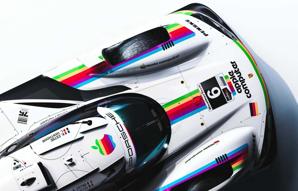 Porsche va concura la Laguna Seca cu o grafică specială dedicată Apple - Poza 6