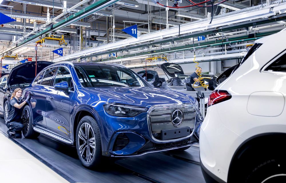 Noul Mercedes-Benz GLC electric a intrat în producție la uzina din Bremen - Poza 10