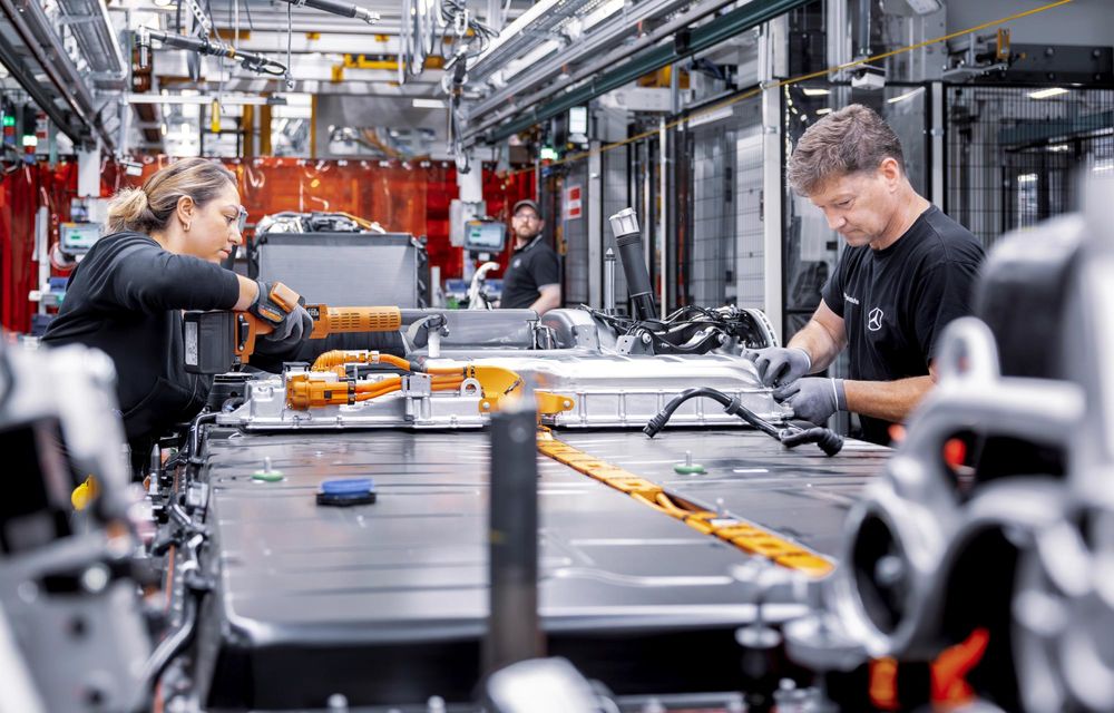Noul Mercedes-Benz GLC electric a intrat în producție la uzina din Bremen - Poza 4