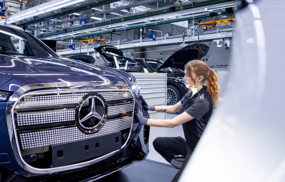 Noul Mercedes-Benz GLC electric a intrat în producție la uzina din Bremen - Poza 9